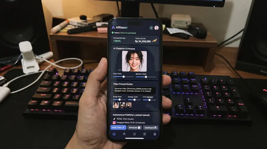 Affiliate Video AI Interface